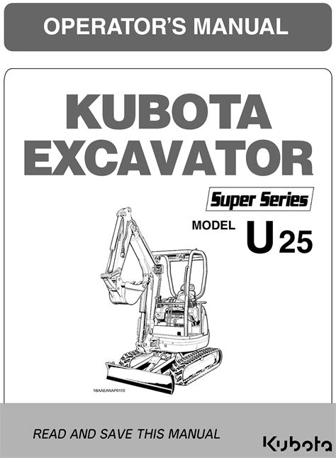 kubota u25 service manual